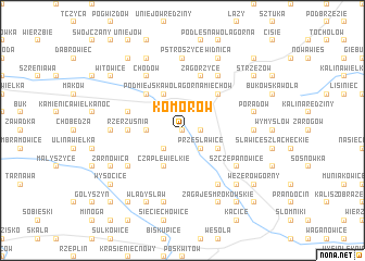 map of Komorów