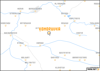 map of Komoruvka