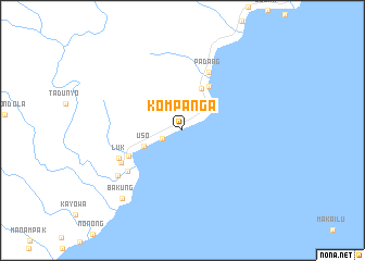 map of Kompanga