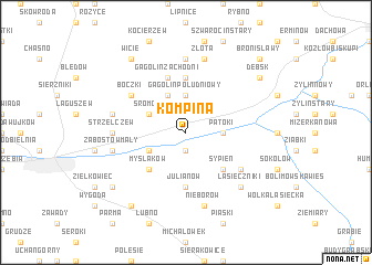 map of Kompina