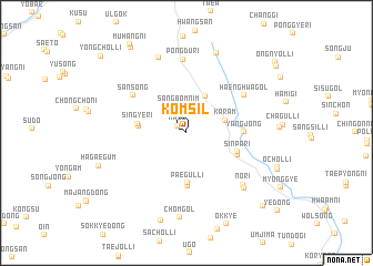 map of Komsil