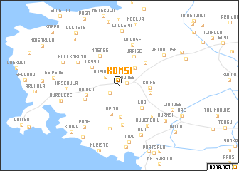 map of Kõmsi