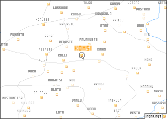 map of Komsi