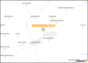 map of Komsomol\