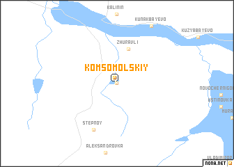 map of Komsomol\