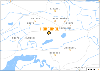 map of Komsomol