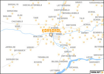 map of Komsomol