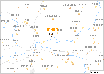 map of Komun