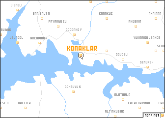 map of Konaklar