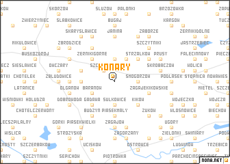 map of Konary