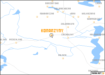 map of Konarzyny