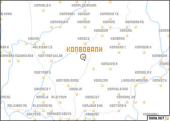 map of Kon Bơbanh
