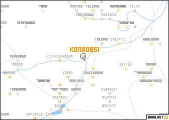 map of Konbobsi