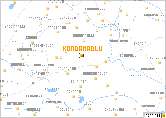 map of Kondāmadlu