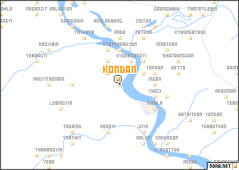 map of Kondan