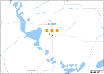 map of Kondinin