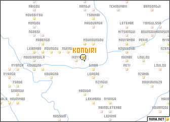 map of Kondiri