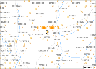 map of Kondobingo