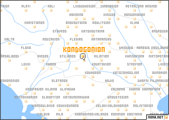 map of Kondogónion
