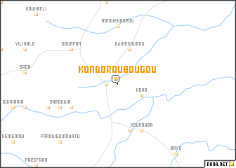 map of Kondoroubougou