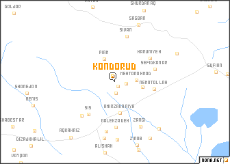 map of Kondo Rūd
