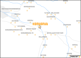 map of Kondo Rūd