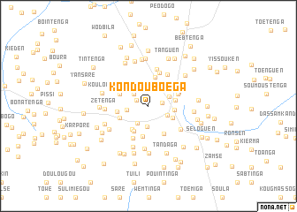 map of Kondouboéga