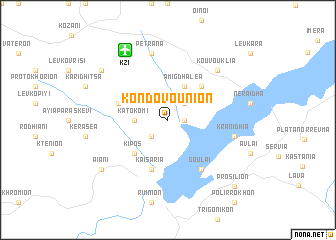 map of Kondovoúnion