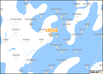 map of Kondo