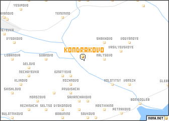 map of Kondrakovo