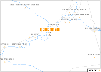 map of Kondrashi