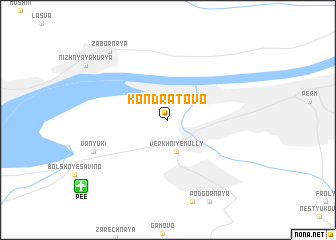 map of Kondratovo