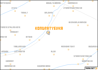 map of Kondrat\