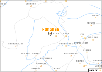 map of Kóndres