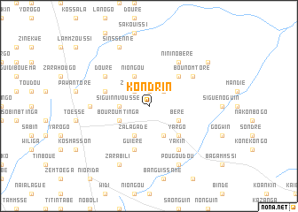 map of Kondrin