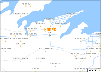 map of Konëk