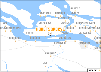 map of Konetsdvor\