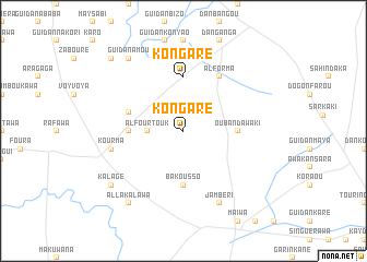 map of Kongaré