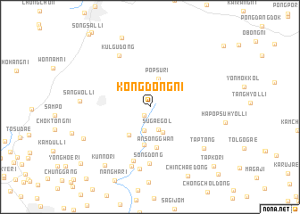 map of Kongdong-ni