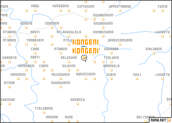 map of Kongeni