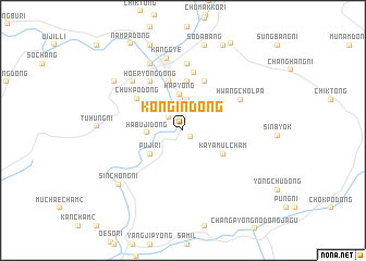 map of Kongin-dong