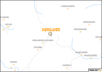 map of Kongjian