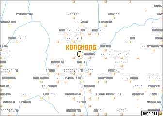 map of Kong Möng