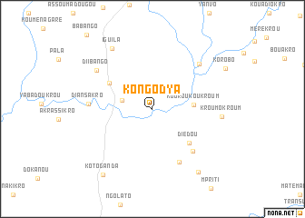 map of Kongodya