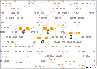 map of Kongola