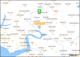 map of Kŏn\