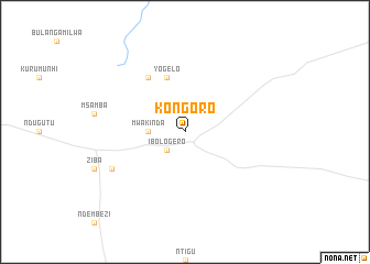 map of Kongoro