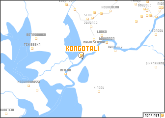 map of Kongotali