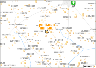 map of Konguen