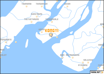 map of Kôngyi